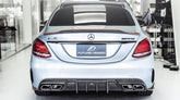 Future Design Carbon FD GT2 Carbon Fiber Rear Diffuser for W205 C300 C43 C63 AMG Package 2015-ON - Performance SpeedShop